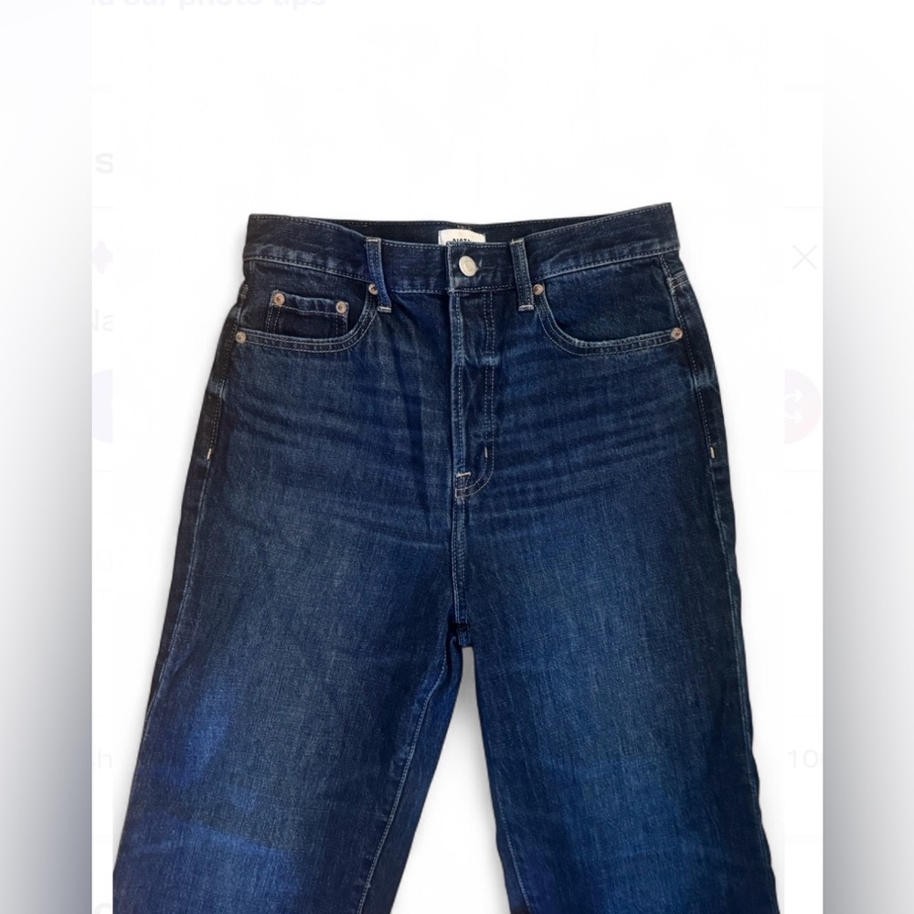 Pistola Cassie Dark Blue Flare & Wide Leg Jeans - Picture 9 of 11